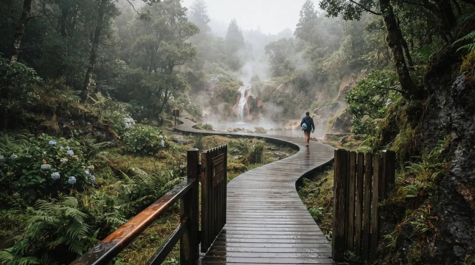 The thermal bathing pools of Caldeira Velha on São Miguel, the tickets for them explained on this page